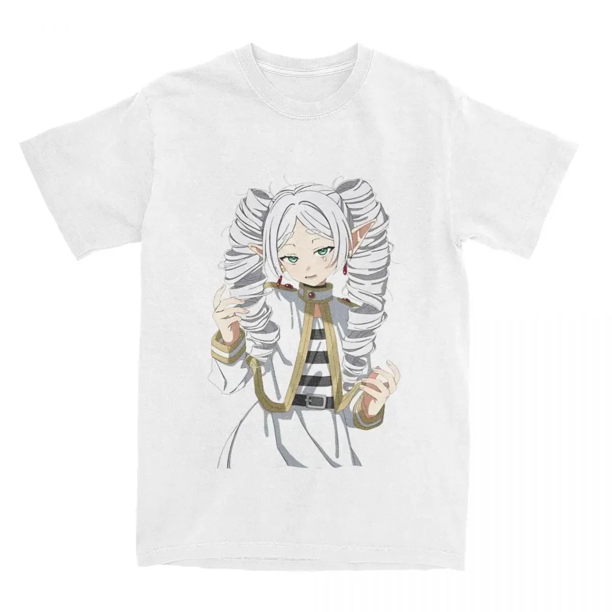 Camiseta de Anime de mago Harajuku para mujer, camiseta de manga corta con cuello redondo, Top Harajuku para mujer, ropa Y2k, Tops de verano 2024