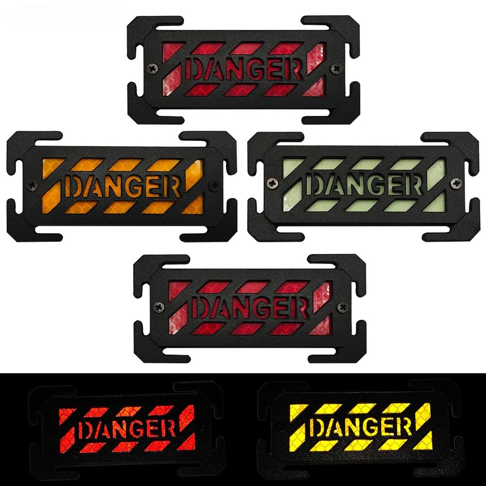 

Reflective Warning Safety Hook and Loop Luminous Buckle for Bags DIY Backpack EDC Accessories Patches Applique Repair Sewing