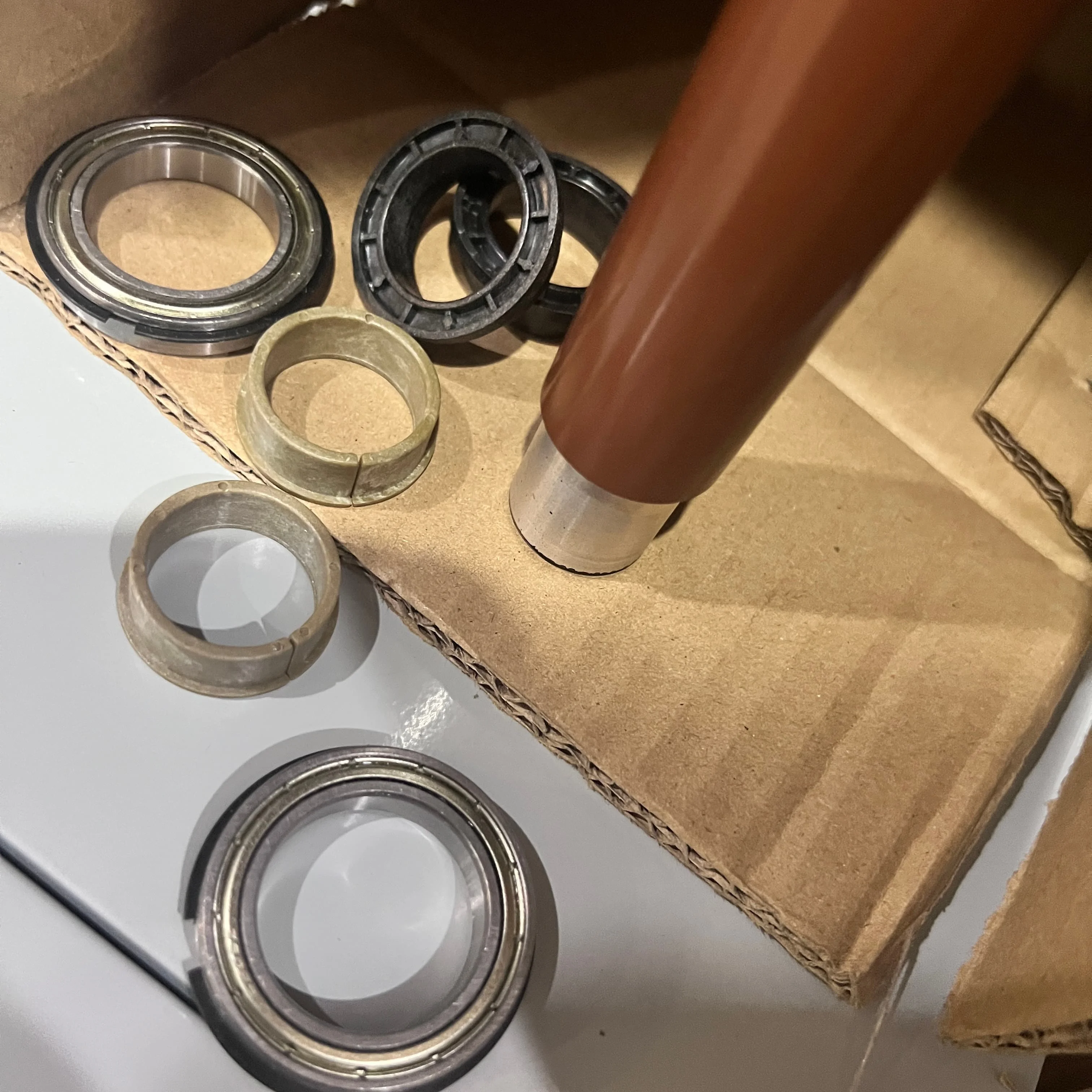 Roulement de douille supérieure de rouleau chauffant de fusion, pour Konica Minolta dizhub C364e C454e C284e C224 C284 C364 C454