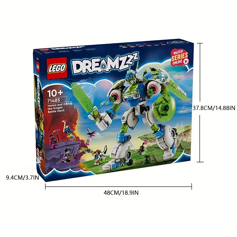 71485 مجموعة ألعاب البناء LEGO Dreamzzz Mateo وZ-Blob The Knight Battle Mech - لعبة سفينة الفضاء والروبوت للأطفال والأولاد والبنات #4