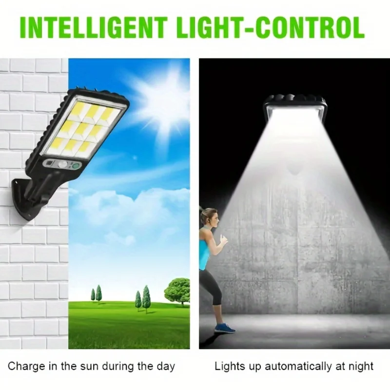Solar Sensing Street Lights and Wall Lights Intelligent Motion Sensing System with Remote Control Intelligent Light Control