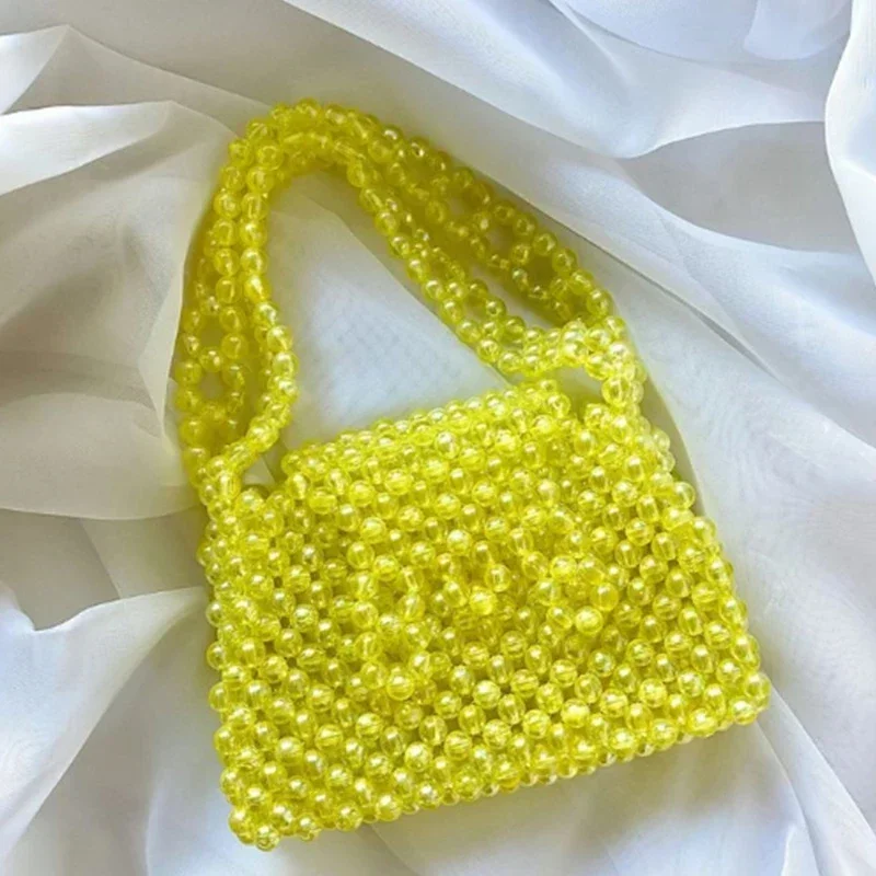 

Customizable Color Hot Selling Bead Bag Ins Niche Design Versatile Women's Shoulder Bags Fashion Flip Ladies Handbag New Style