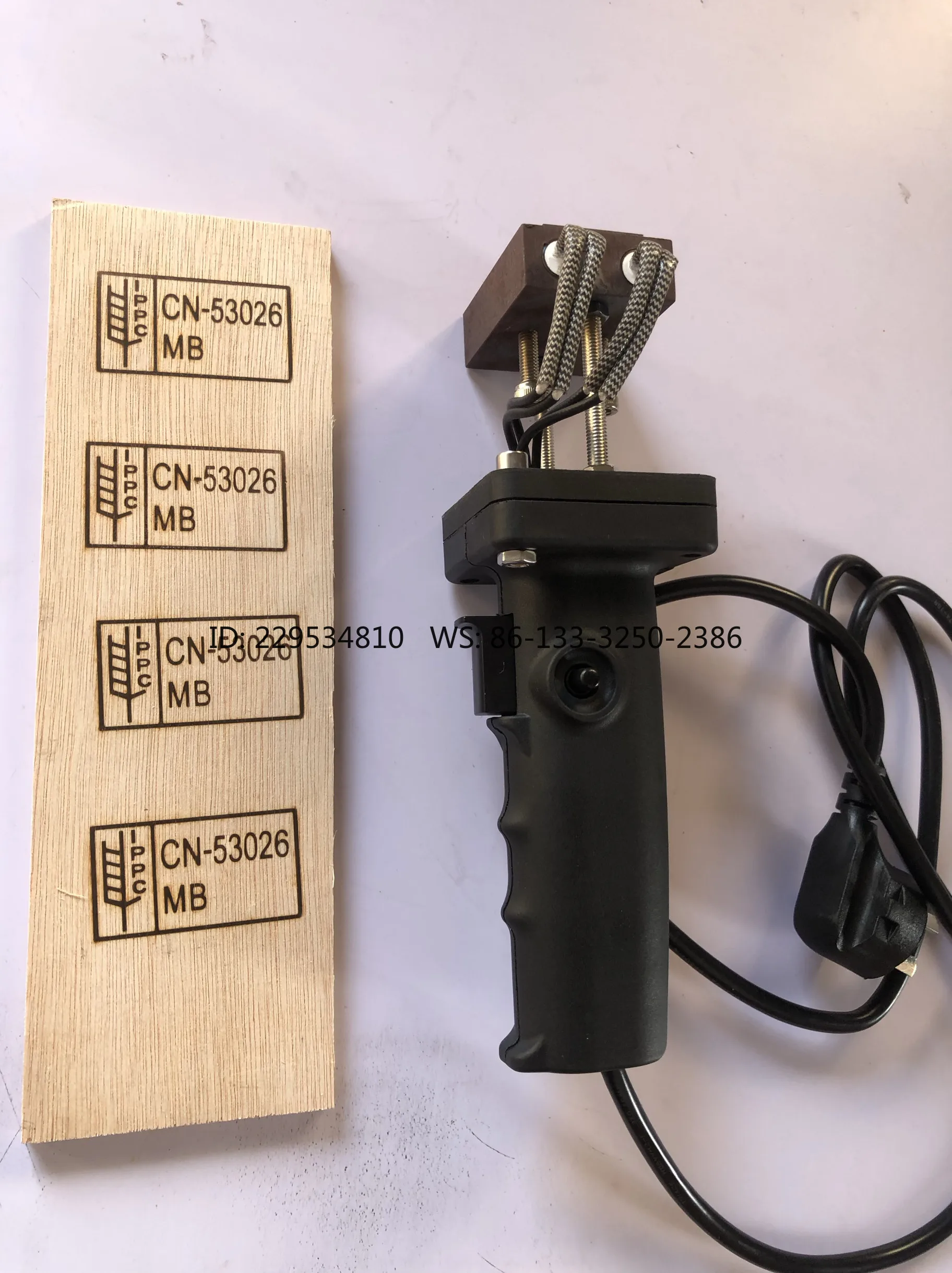 Export fumigation stamp logo branding machine wood product pallet pallet branding seal, hot stamping machine