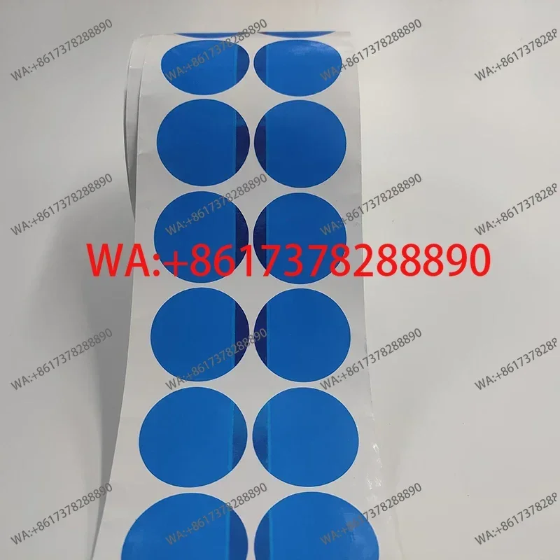 Blue transparent anti-skid sticker, anti-running shaft single-sided sticker 1000 stickers