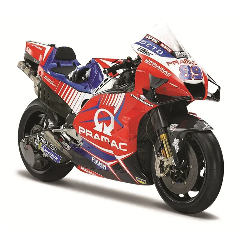 Maisto 1:18 nuevo 2023 Ducati Lenovo Team 1 Campeón de Bagnaia Moto GP Racing aleación de fundición a presión motocicleta modelo colección regalo juguete