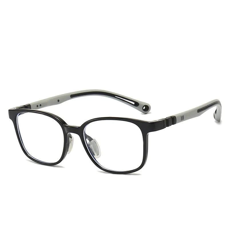 Customized Prescription Glasses Children TR90 Ultra Light Frame Girls And Boys Photochromic Anti-Blue Light Myopia Lenses JTRD10
