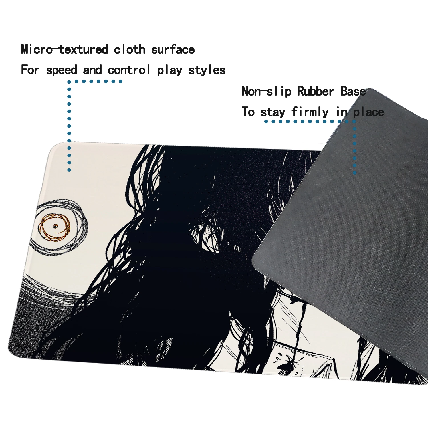 Kwaii Girl Mouse Pad Desk Mat Chainsaw Man Large Gaming Mouse Pad Kawaii Office Accessories Keyboard Pad Game Mousepad