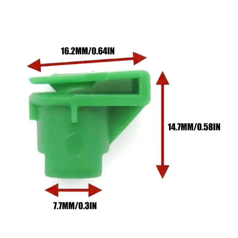 30640541 10PCS R-242 Fastener clip fastening buckle nut suitable for Volvo V40 S60 automobile front bumper decoration.