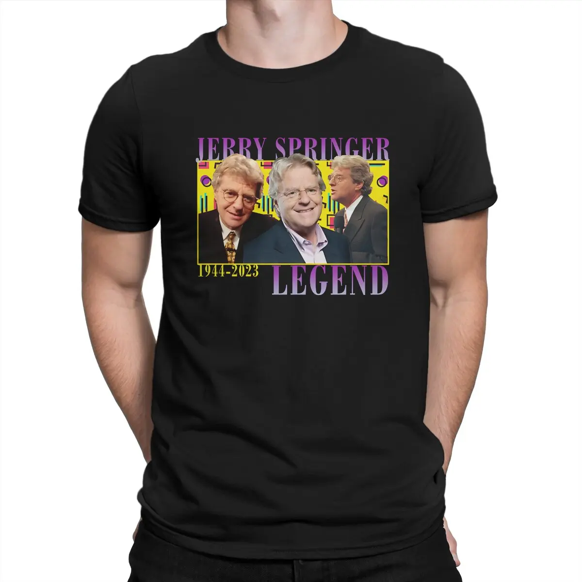 Jerry Springer Man TShirt RIP Jerry Springer Legend Homage Individuality T Shirt Original Sweatshirts Hipster