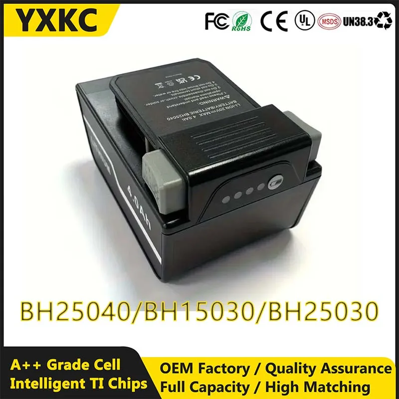 20V 4.0Ah Replacement Battery For Hoover BH25040 BH15030 BH25030 BH15260PC ONEPWR Battery, Compatible For All Hoover Rechargeabl