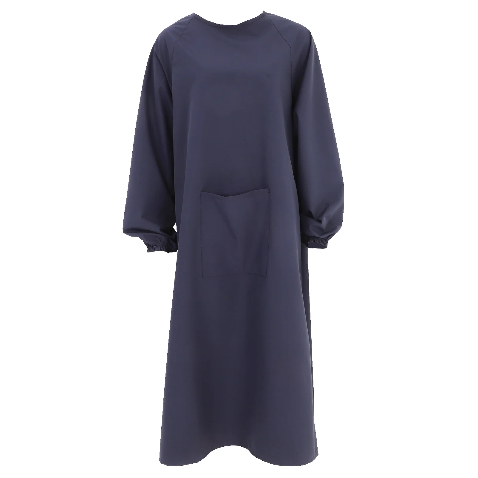 Waterproof Smock Cleaning Apron Dishwashing Aprons Reverse Back Shirt Tarpaulin Kitchen with Sleeves Work Lace Appliques