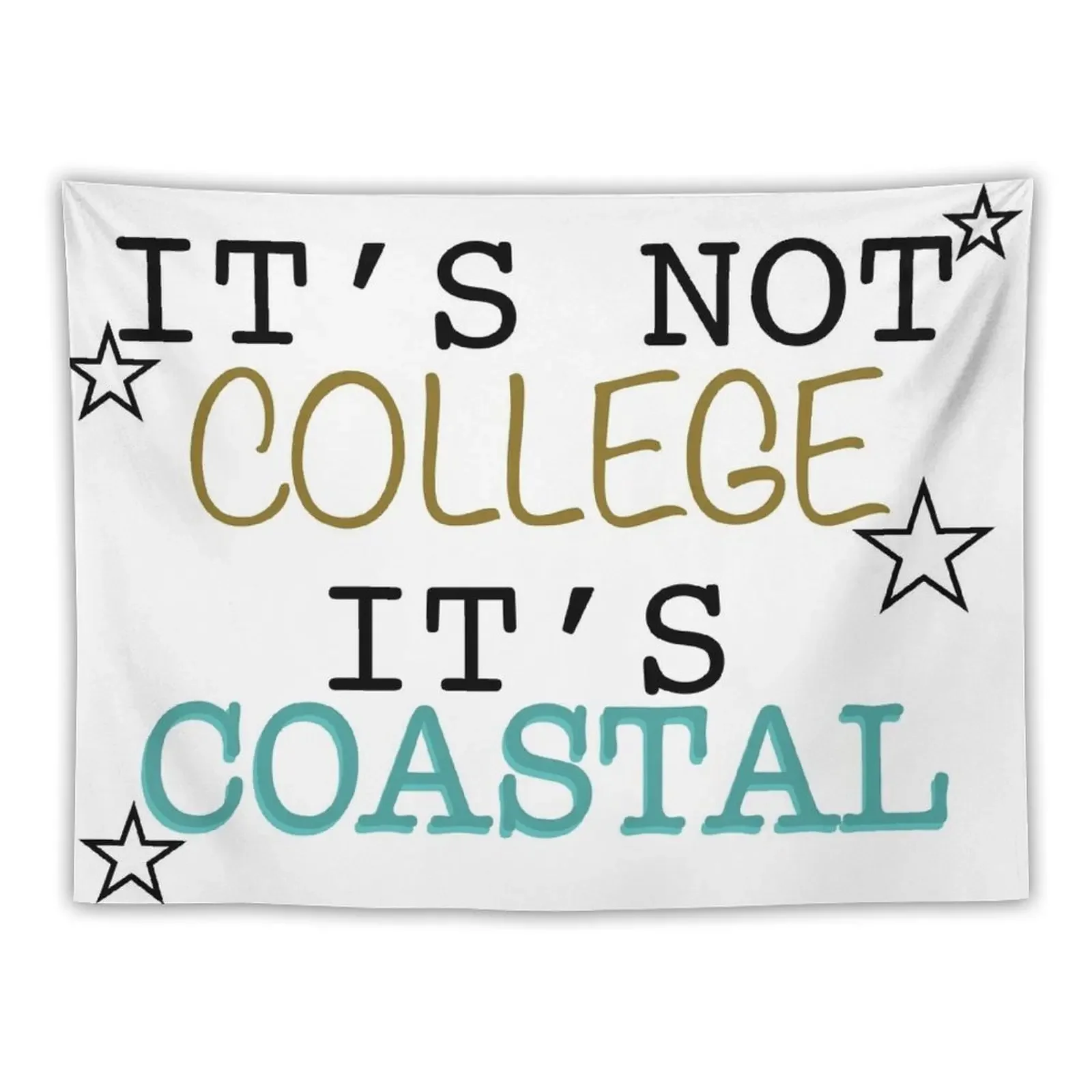 

It's not college it's coastal Tapestry Nordic Home Decor Aesthetic Home Decor Tapestry