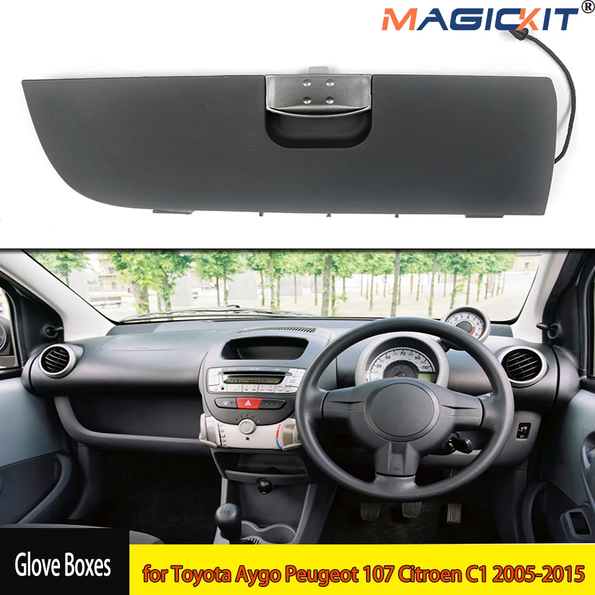 RHD Glove Box Lid Cover for Toyota Aygo Peugeot 107 Citroen C1 2005-2015 for Right Hand Drive Vehicles Free Shipping