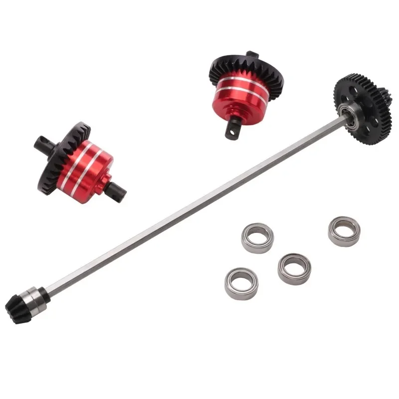 

FOR MJX 14211 1/14 SCT Chromium Steel Center Shaft & Differentials Set Front/Rear Upgrade Kit for RC Truck