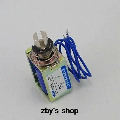 HCNE1-1039 12V 24V Elektromagnes Solenoidowy Siłownik z Przyciąganiem/Uwalnianiem, Skok 10mm, Siła 4.1Kg