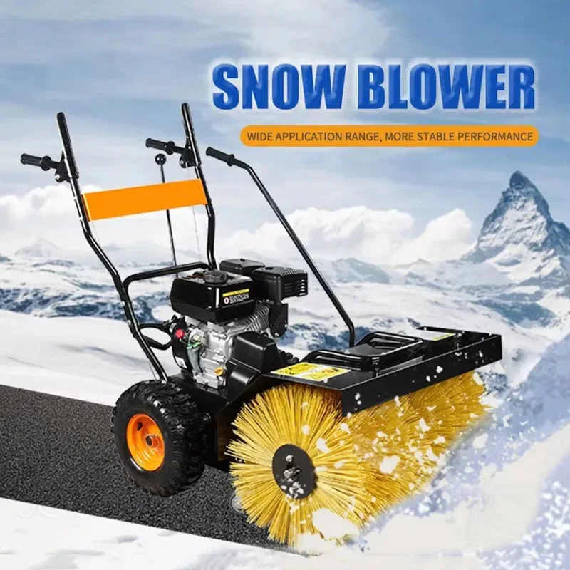 Small Snow Thrower Hand Walk-Behind Hydraulic Snowplow Machine Snow Sweeper Walking Snow Sweeper