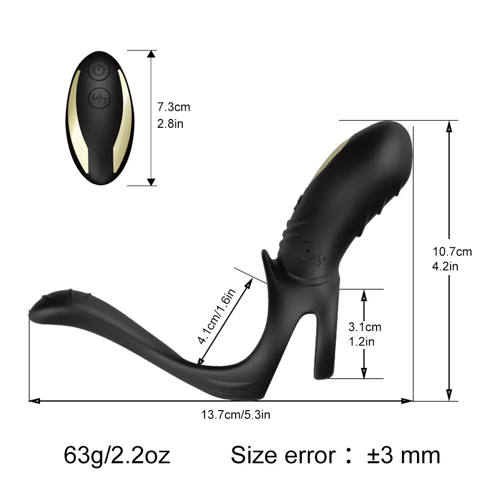 Penis Rings Vibrator Clitoris Stimulator G Spot Massager Prostate Massager Delay Ejaculation Vagina Orgasm Sex Toys For Couples