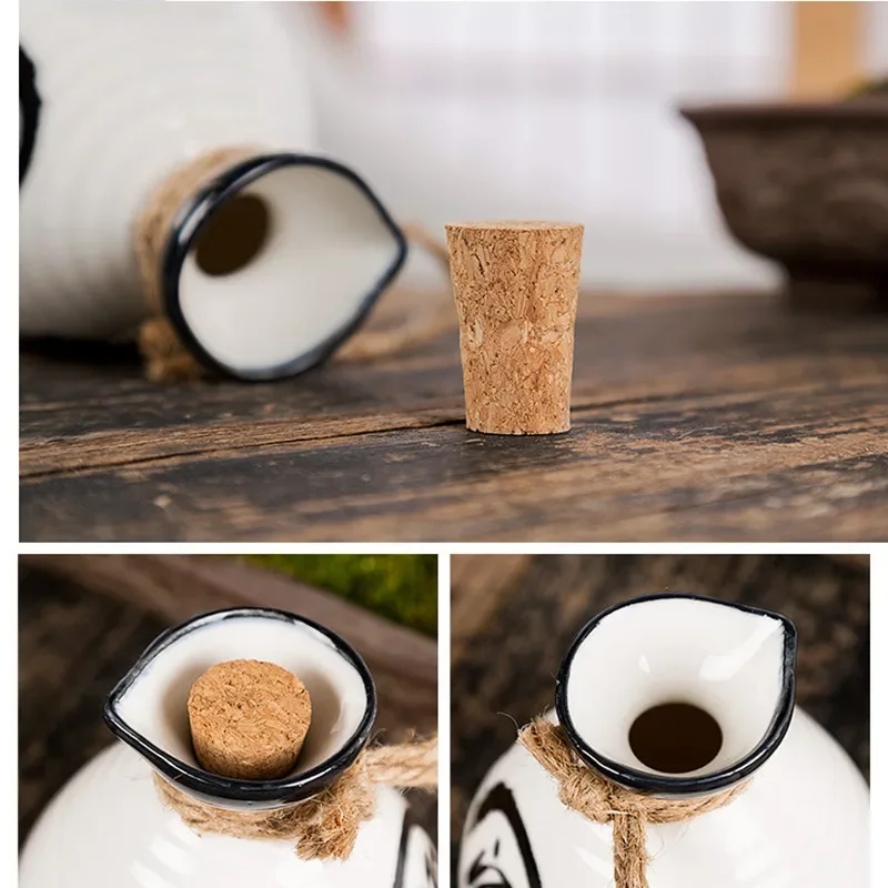 Japanese Sake Set Creative Ceramic Wine Set Home Insulation Wine Glass Ceramics One Pot Two Glasses Sake White Wine Pot