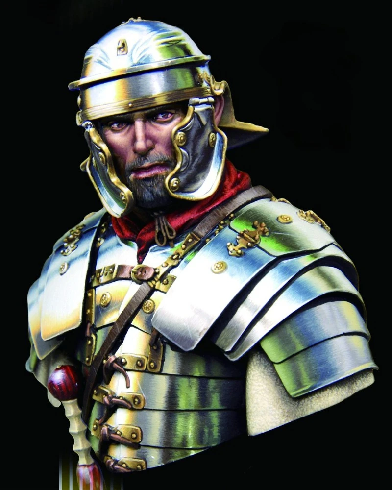 

1/10 Scale Die-Cast Resin Bust Model Kit Roman Legionarius Statue Unassembled and Unpainted