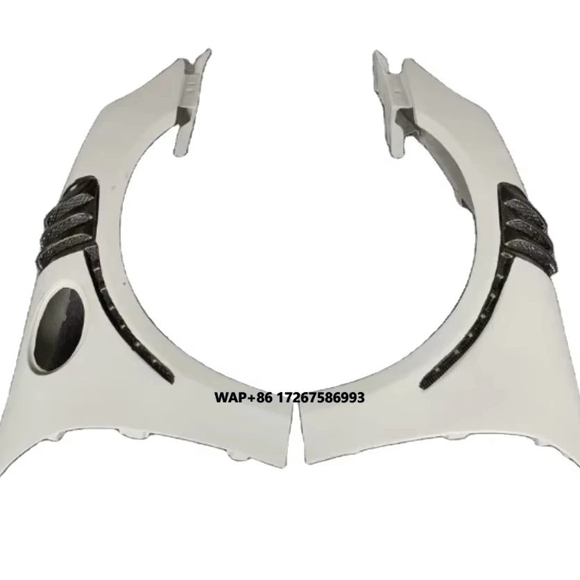 

GT4 Style Carbon Fiber Front Fender for 718 Boxster New Vented Fender Louver Front Wing