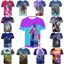 Fortnite Kids Clothing Tops Boy T-shirt Game Summer 3D Print T Shirts Funny Anime Short Sleeve  Men's Women's Tee