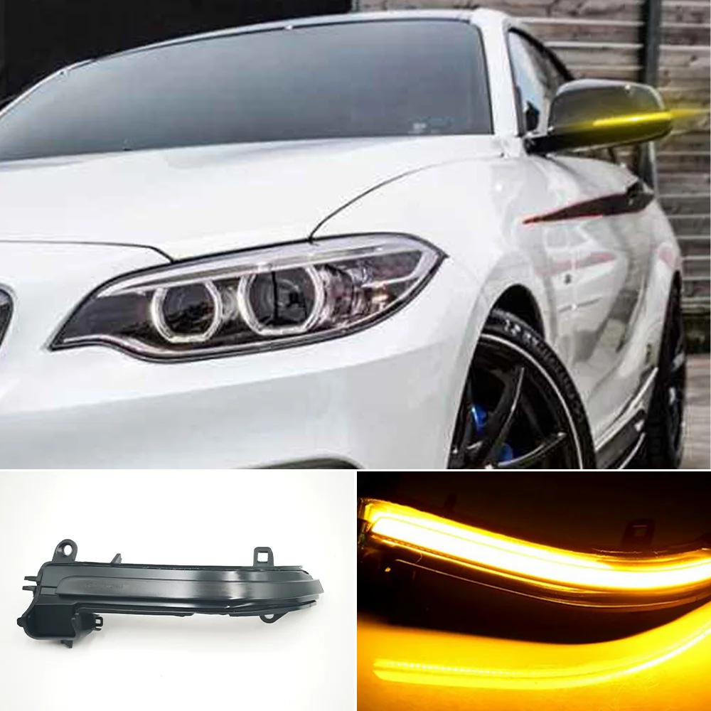 

For BMW 1 Series, 2 Series, 3 Series, 4 Series, F20 F22 F30 X1 rearview mirror, turn signal light, flow signal light