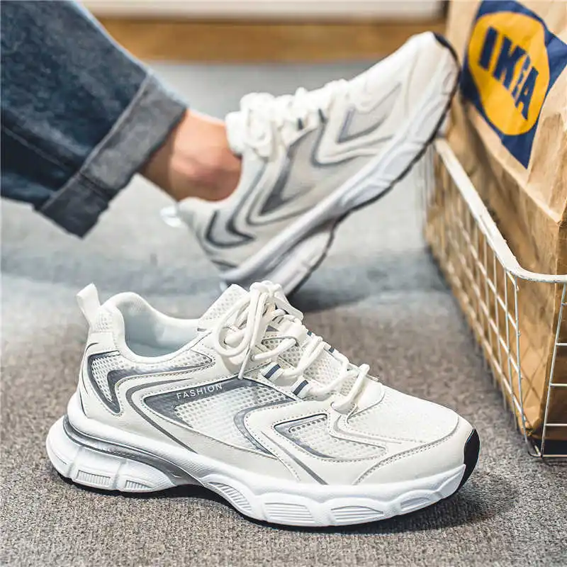 

Laced Flatform Elegant Men's Dress Shoes Elegant Sneakers For Men Black Mens Trainers Sports Vintage Cuddly Racing Runing