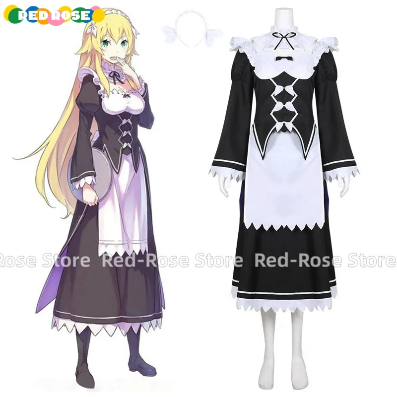 

Anime Re:Zero Re: Life In A Different World From Zero Frederica Baumann Cosplay Costume Halloween Christmas Any Size