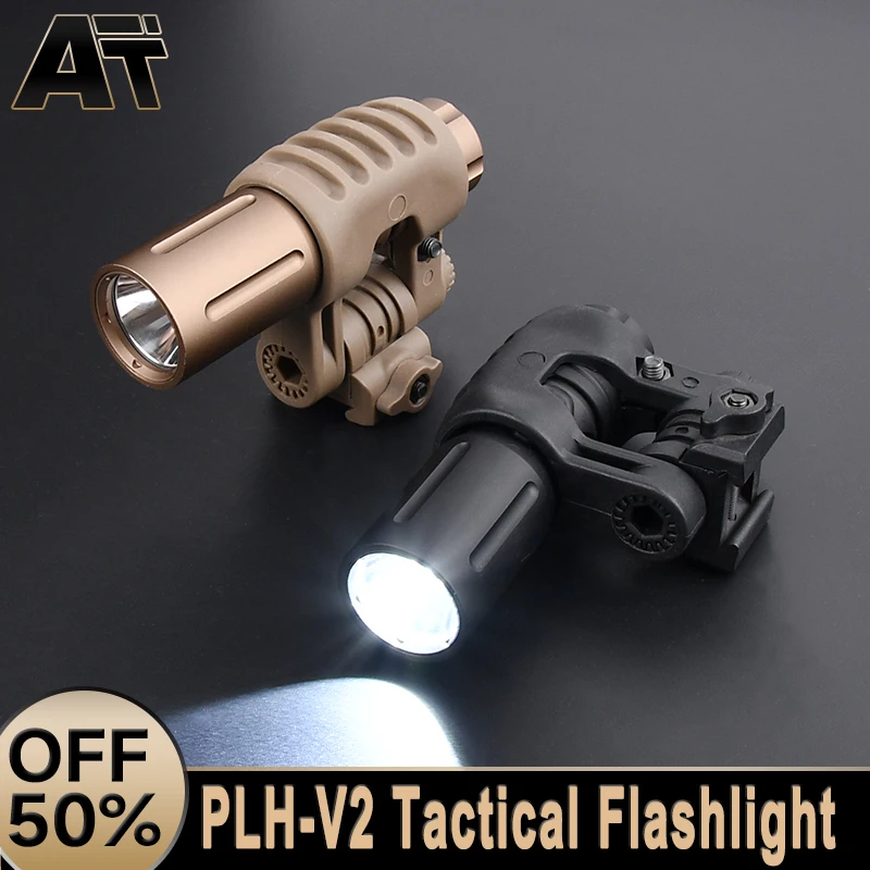 WADSN PLH-v2 Flashlight Metal Short Version Plhv2 1000lumens High Power Tactical Hunting Scout Light Outdoor PLH-V2 Spotlight