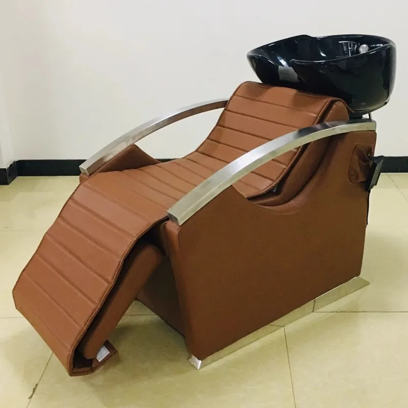 

Adjustable Salon Semi-reclining Spa Shampoo Automatic Electric Massage Table Shampoo Chair