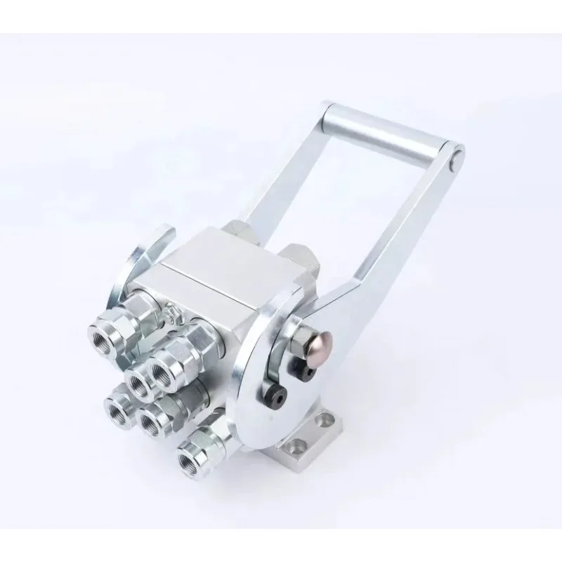 4 طرق متعددة المقرنة BSP 1/2 بوصة للموصلات الكهربائية لوحات المقرنة الهيدروليكية المتعددة #6