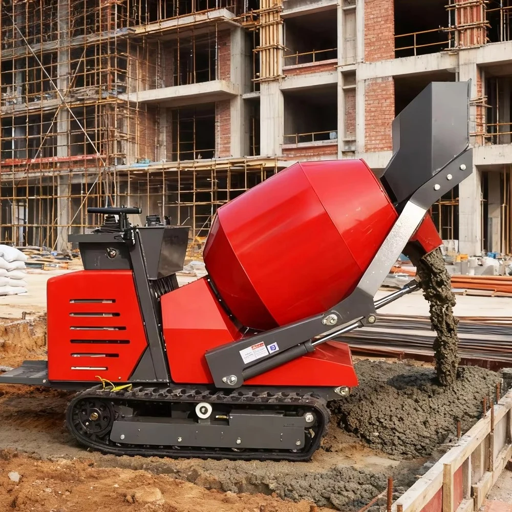 

YG Customized 500L Self Loading Mobile Concrete Mixer Truck Mini Mobile Hydraulic Skid Seer Cement Concrete Mixers For Sale CE