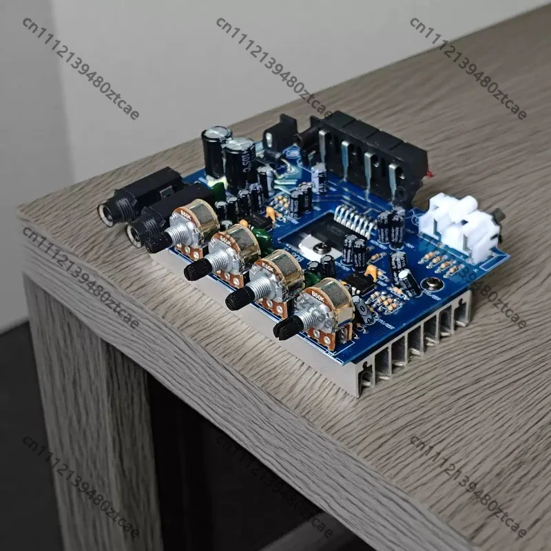For DC12V Karaoke Audio Amplifier Board Dual Microphone Port Power Amp Module Speaker DIY Modification Accessories
