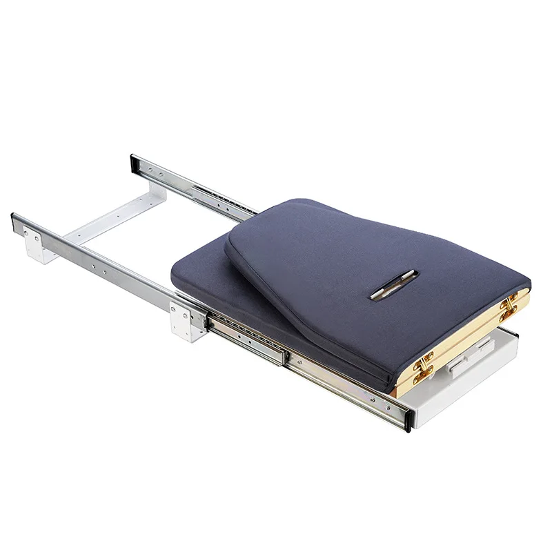 Wardrobe Push-pull folding ironing board Cloakroom Hidden ironing board Damping telescopic iron backing plate Hardware