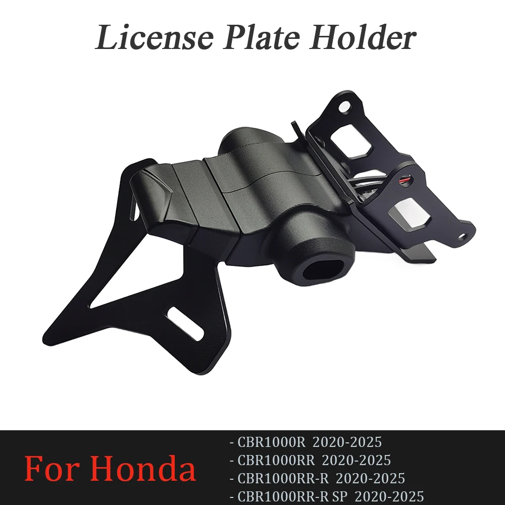 

For Honda CBR1000RR-R CBR 1000 RR-R 2020-2025 Motorcycle Rear Short Tail Stock Tidy License Plate Holder Tailstock Bracket Kit