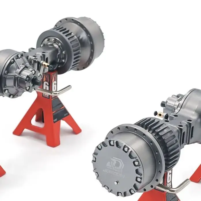 

1/14 металлические боковые задние оси, передние оси для RC гидравлического погрузчика JDM-198 ZW370 JDM-88 JDM-166 E450C шарнирного грузовика