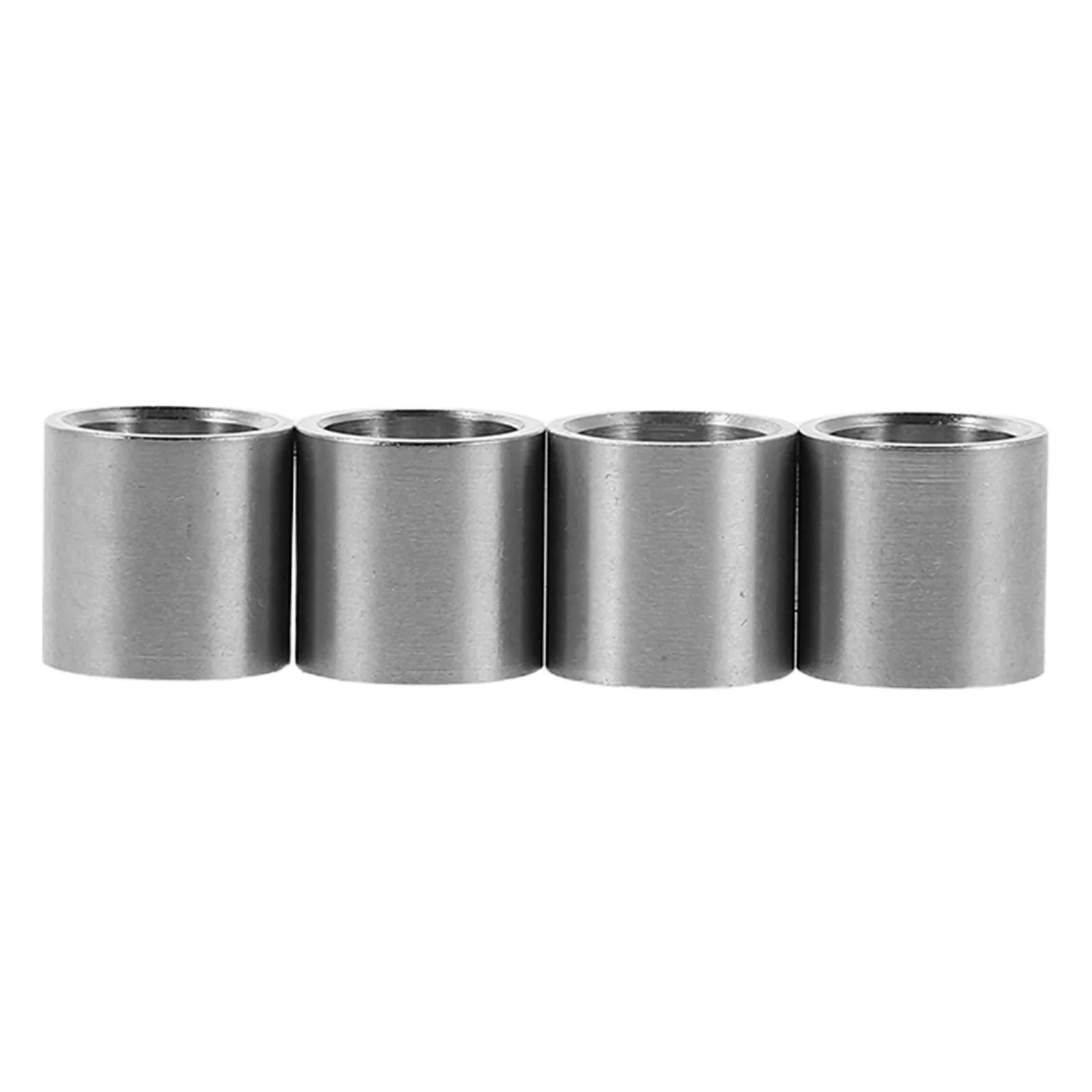 4Pcs Heavy-Duty Stainless Steel Pool Cue Ferrules Compatible with Most Billiard Cues Snooker Sticks Pool Poles Cue Tip Repair