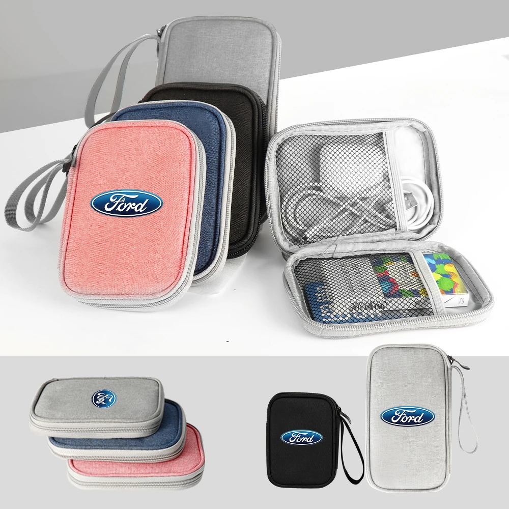 

Car Storage Bag Armrest Box Hidden Sundry Organizer Box For Ford Fiesta Mondeo Fusion STRACING Escape Shelby Edge Kuga Accessory