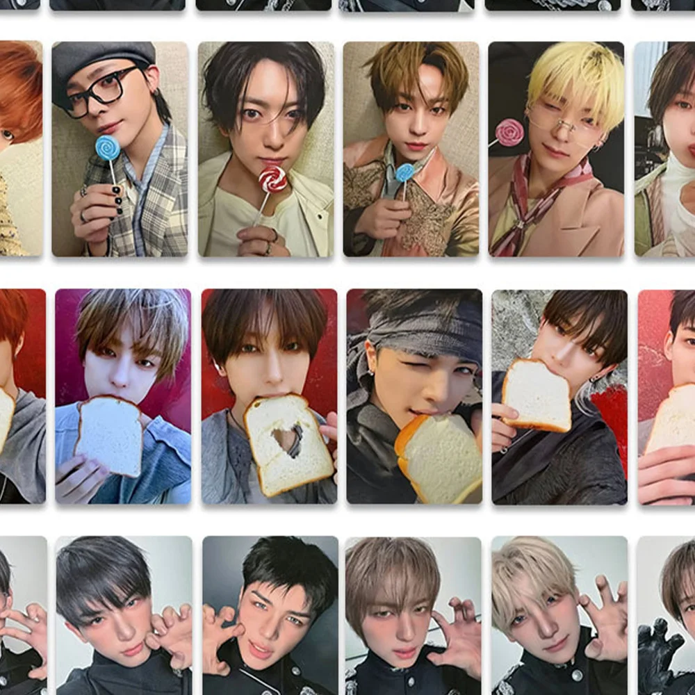 Oferta Especial &TEAM WE ON FIRE HD Tarjetas Fotográficas de Cosplay, Tarjetas LOMO Brillantes de Doble Cara, K FUMA EJ YUMA JO HARUA TAKI MAKI, Tarjeta Postal