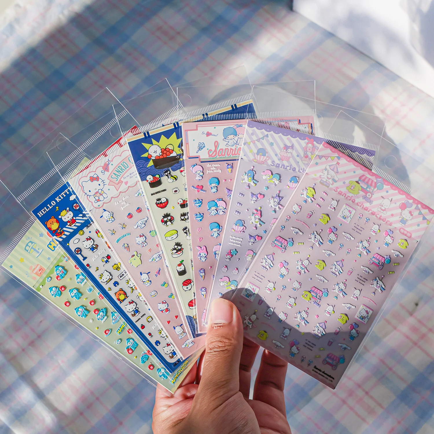 1 Stück Niedliche Sanrio-Charakter Nagelaufkleber mit Gemischten Mustern, Leicht zu Entfernen, Langlebig, für Tägliches Tragen, Mädchenhafte Aufkleber – Detail 8