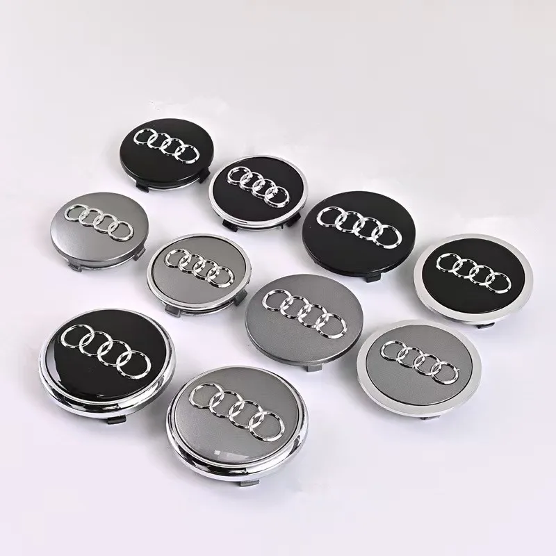 

4 шт. крышки ступицы колес 60 мм 61 мм 68 мм 69 мм для AUDI A3 A4 A5 A6 A7 A8 S4 Q7 Q3 автомобильный Стайлинг значок автоаксессуары