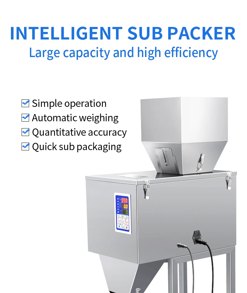 

Nuts peanuts Beans Packing Automatic Filling Machine Super Large Capacity Granule Tea Powder Rice Grains Flour Sugar