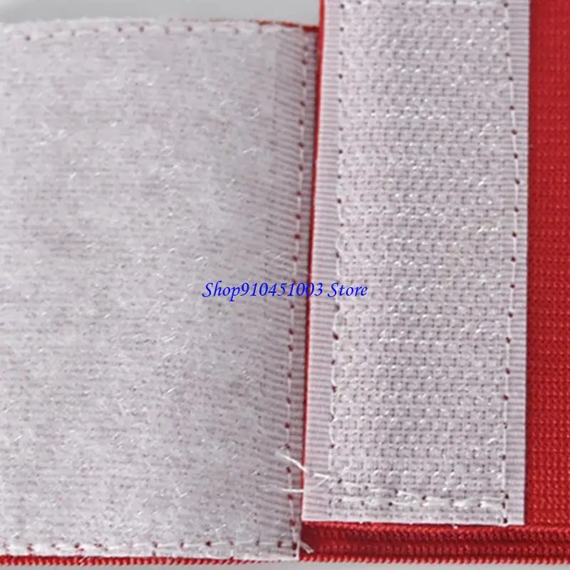 77HC 8-delige voetbal kapiteinsarmbanden verstelbare elastische sport kapiteinsarmband