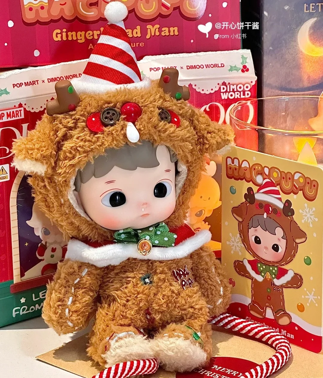 Genuine Hacipupu The Fawn Gingerbread Man Doll Kawaii Joint Model Doll Collection Decoration Children Birthday/Christmas Gift