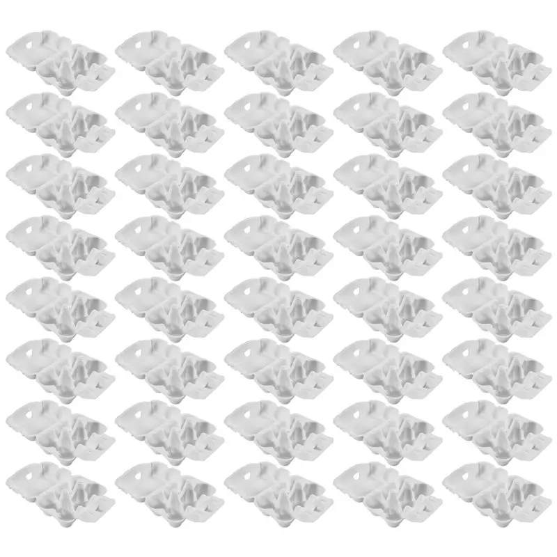 [A93Z!】 Paper Egg Cartons For Chicken Eggs Pulp Fiber Holder Bulk Holds 6 Count Eggs Farm Market Travel