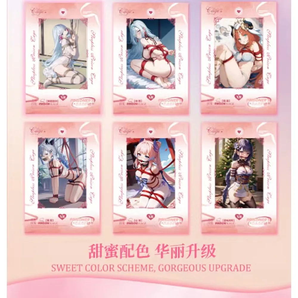 Carte da collezione Secret Garden Goddess Story Gioco anime Kamisato Ayaka Personaggio Stampa a caldo Carta d'oro Regalo di compleanno per bambino