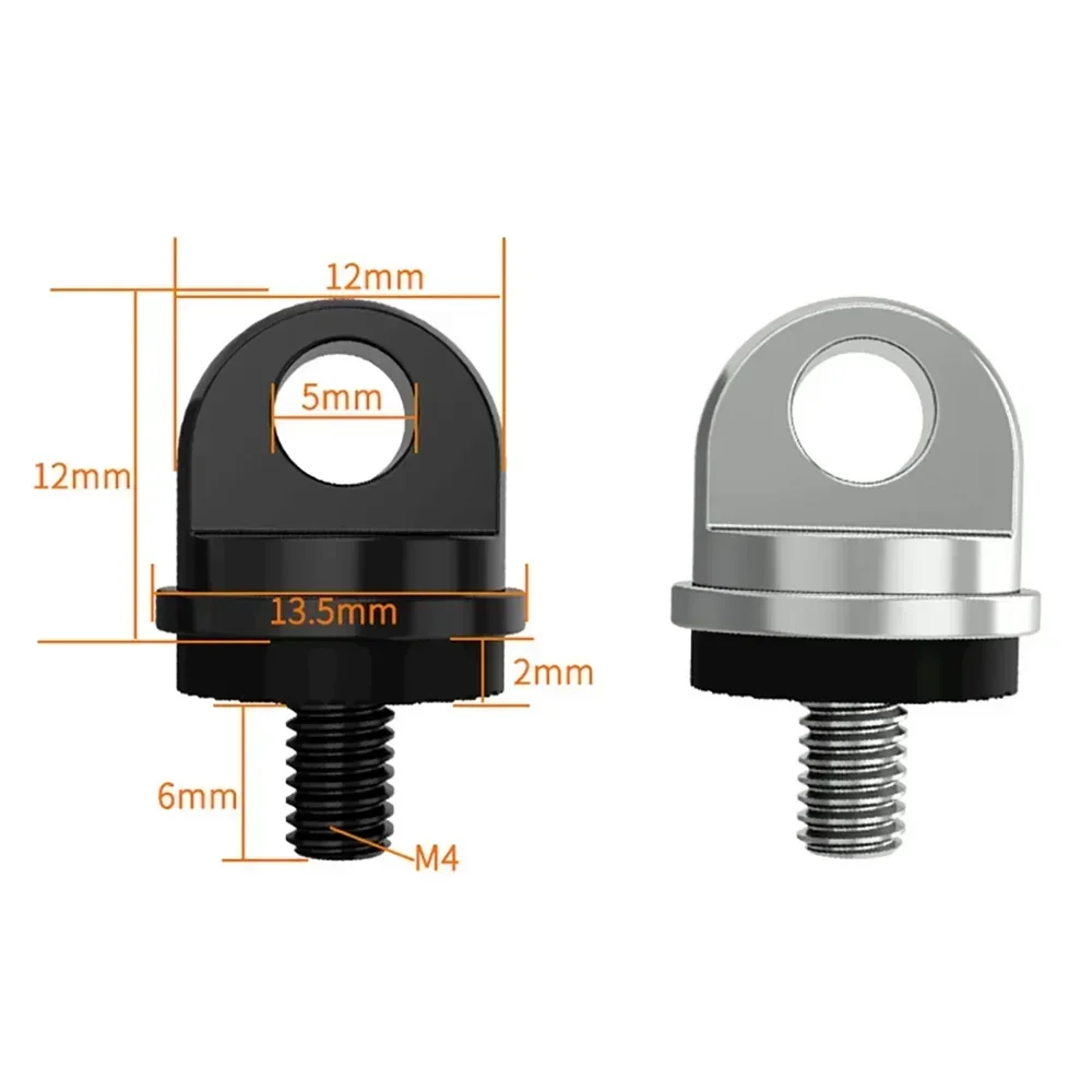 Vis en acier inoxydable pour drones DJI RC, écran de télécommande, anneau de serrage à la main, lanière à vis à dégagement rapide, M 4 vis