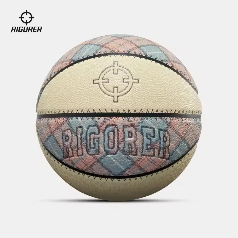 

RIGORER NO.7 Standard Basketball Premium PU Material Anti - Slip & Outdoor Indoor Basketball ,student Tranning Ball