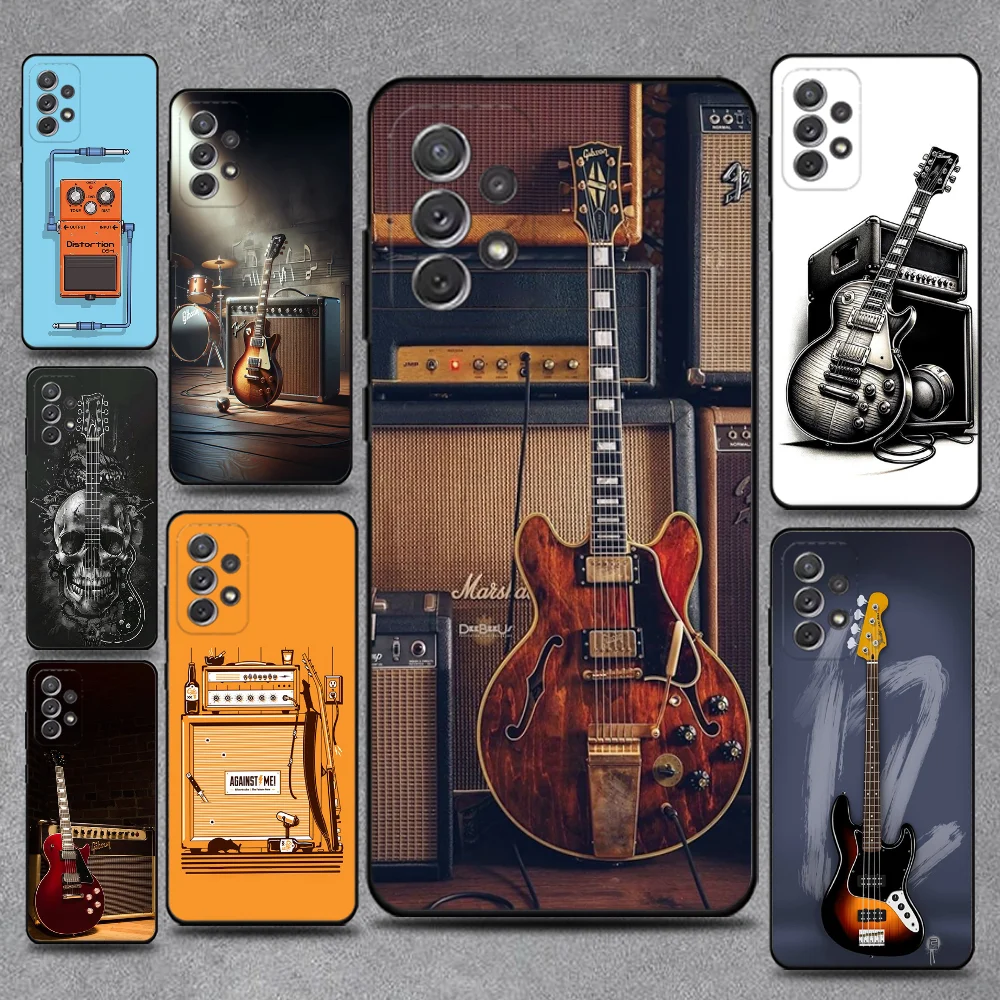 

Guitar Amp Phone Case For Samsung S25,S24,S21,S22,S23,S30,Ultra,S20,Plus,Fe,Lite,Note,10,9,5G Black Cover