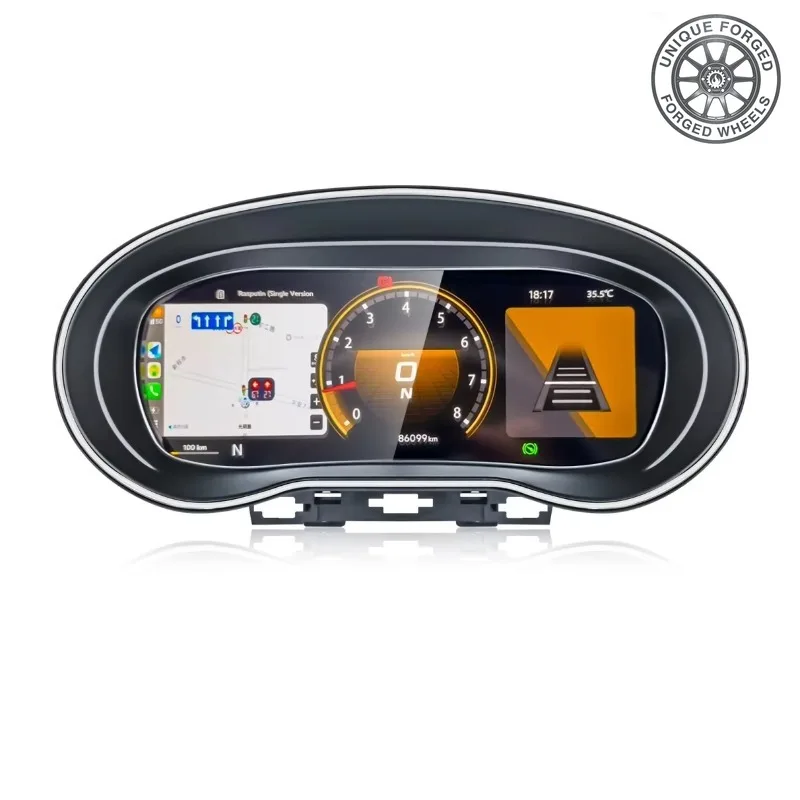 26 StyleFor Volkswagen VW Polo 2009-2016 Car Upgrade 12.3'' Linux System Car Digital Cluster Auto Speedometer Virtual Cockpit